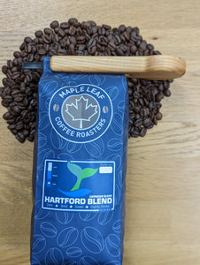 Wood Coffee Scoop + Bag Clip